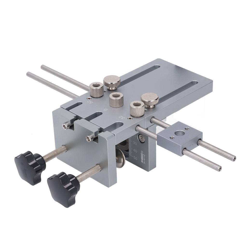 Drilling Guide Power Tool 3 in 1 Aluminium Alloy Self Centering Handheld Dowel Jig for Woodworking