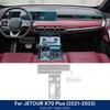 Auto-Navigationsbildschirm Getriebeschaltung Innenraum TPU-Folie Schutzaufkleber Kratzfester Aufkleber für Jetour X70 Plus -