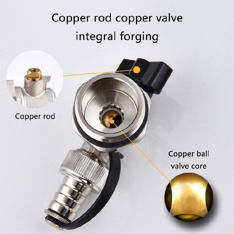 User Friendly Heating System Valves  with Temperature Resistance High Efficiency Radiator Valves for Long Term Use