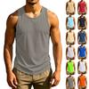 Men's Sleeveless Tank Top Lightweight Athletic Fitness Quick Dry Breathable Muscle Shirt Summer Workout Gym Vest