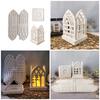 Sturdy Gothics Styles Silicone Mold Set Accessory for Creating Gothics Styles Wall Decorations and Candle Holders