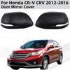 2PCS Car Chrome Rearview Accessories Plated Carbon Door Mirror Cover Trim 2012 2013 2014 2015 2016 For Honda CR-V CRV