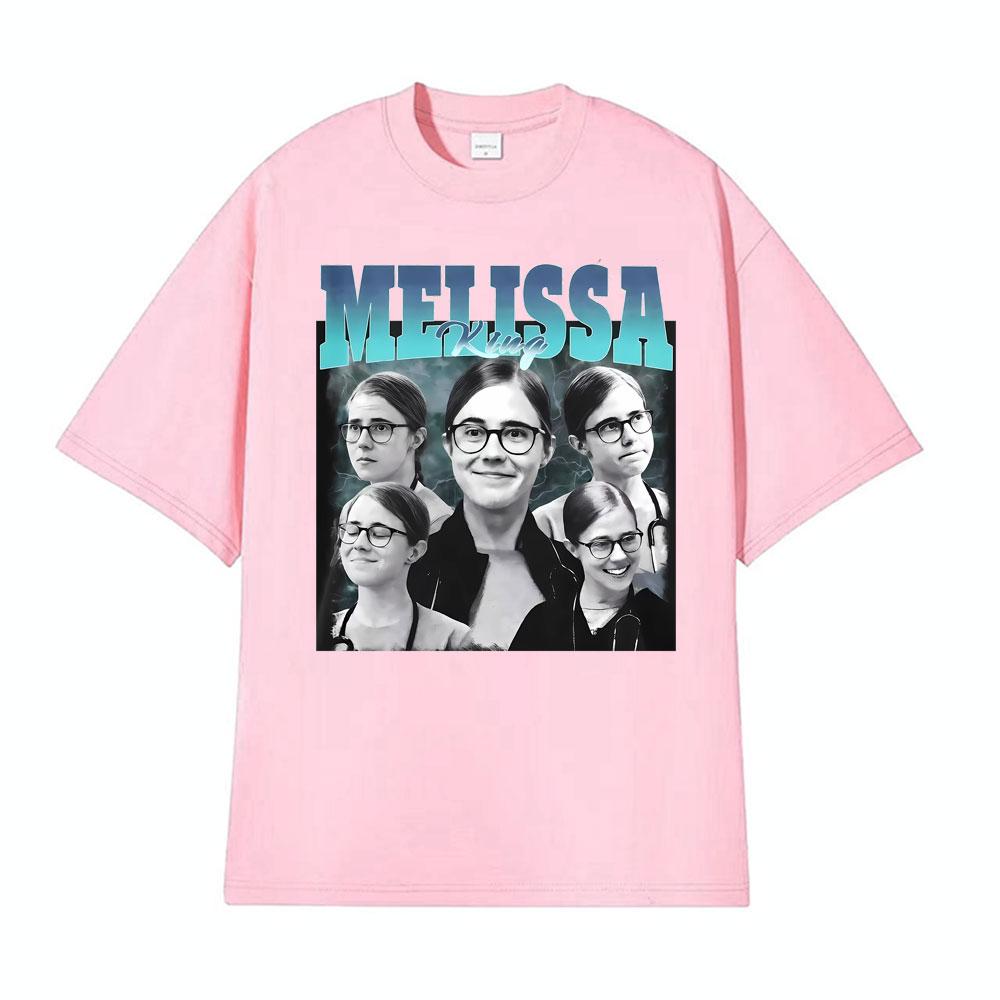 Melissa King Vintage Funny Doctor Meme Print T-shirts Unisex Women Clothing Fashion Harajuku T-shirt Short Sleeve Oversized T Shirt