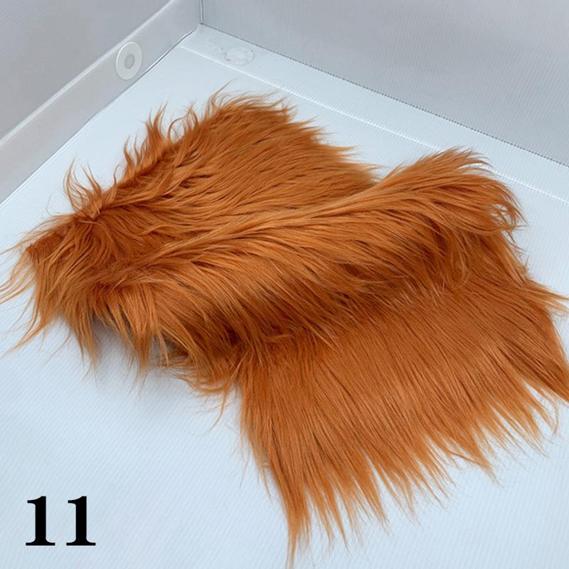 25x45cm DIY Handmade Home Decoration Cosplay Fabric 8cm Pile Faux Fur Fabric For Patchwork