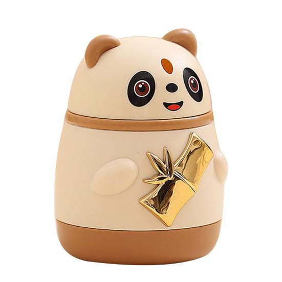 Schattige Panda Tandenstokerhouder Automatische Pop-up Tandenstokerdispenser Cartoon Panda Vorm Tandenstoker Opbergdoos voor Keukentafel Accessoire