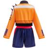 New Halloween Costume Girl Street Dance Set Embroidered Top+shorts Set Hip-hop Dance Stage Performance Set