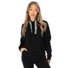 Drawcord Hoodie, Womens Black Sweatshirt