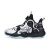 Asymmetrical Comfortable Versatile Durable Breathable Low-Top Basketball Shoes Kids Sneaker White Black 312221102-3