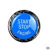 2Pcs Car Engine Start Stop Button Replace Cover Trim Styling Accessories Trim Sticker for BMW E90 E92 E93 320i Z4 E89 2009-2012