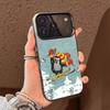 Classic Cartoon Little Mole  Phone Case For iPhone 17,16,15,14,13,12,11,Pro Max,Plus black Candy Silver Cover