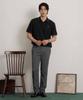 Binpolmen Triacetate Slim Pants Ash