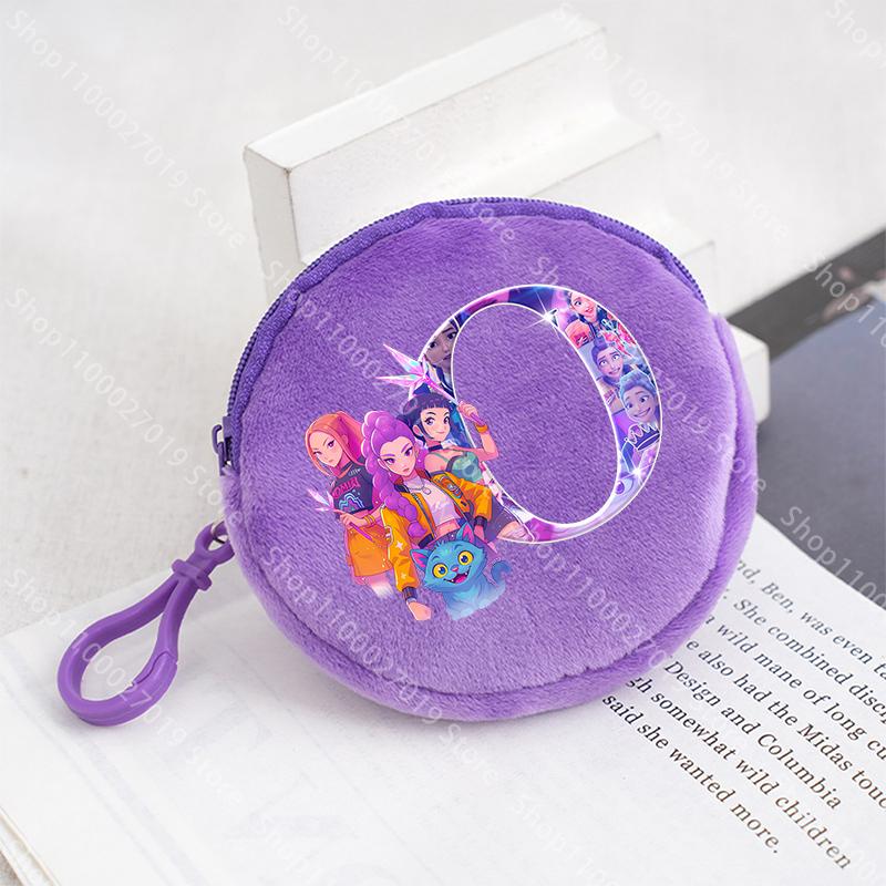 K Pop Demon Hunters Meisjes Portemonnee Kind Schattig Letter Cartoon Print Grote Capaciteit Cosmetische Tas Draagbare Handtas Kinderen Cadeaus