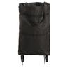 Foldable Shopping Trolley On Wheels Heavy-Duty Waterproof Oxford Fabric Collapsible Grocery Bag with Silent Wheels Rolling Shopping Cart