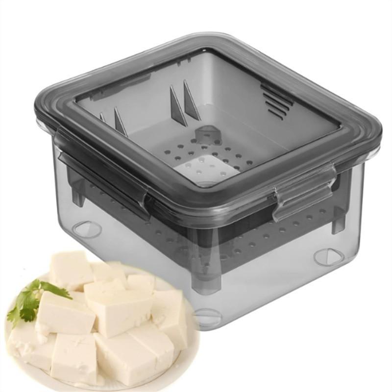 Kitchen Cooking Tool Set Diy Plastic Tofu Press Mould Homemade Tofu Mold Soybean Curd Tofu Making Mold With Cheese Cloth