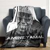 Barcelona Football Fan Printed Flannel Breathable and Warm Blanket, a Stylish Home Gift, Suitable for Home, Office and Bedspread Use. 0710a21