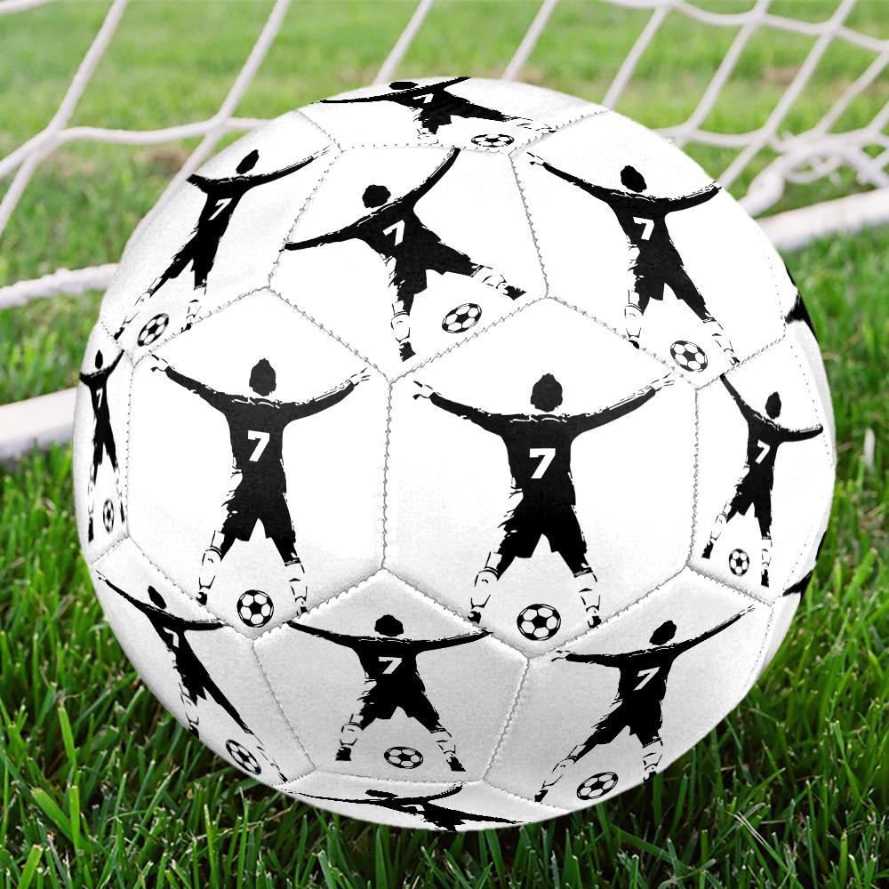 Soccer Theme Size 5 Soccer Ball, Suitable for Both Indoor and Outdoor Matches, a Gift Suitable for Everyone.