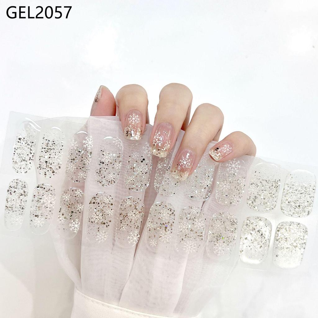 Nail Gel Stickers - No Lamp Needed, Full Coverage