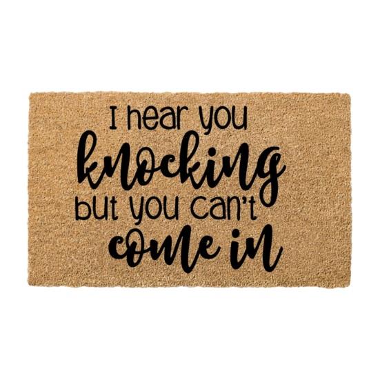 Floor Mat Multi-purpose Anti-Slip Door Mat Letter Printing Entry Door Carpet for Outdoor Indoor Decoration