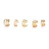 Personalized and Fashionable Cartilage Leaves, Double-layer Ear Studs Without Ear Holes, Ear Clips003