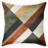 1 Stück Stylische Geometrische Muster Dekokissen Kissen Polyester Kissenbezug, Sofa Dekokissenbezug Kopfteilkissen