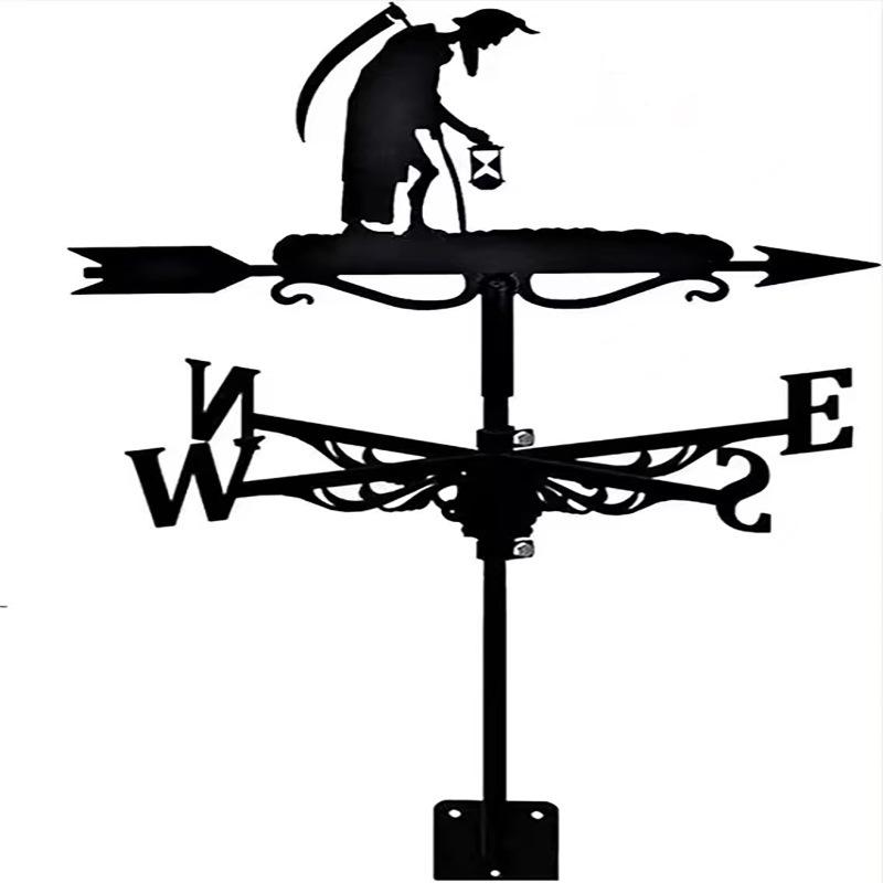 Stainless Steel Weather Vane Ornament for Outdoor Courtyard