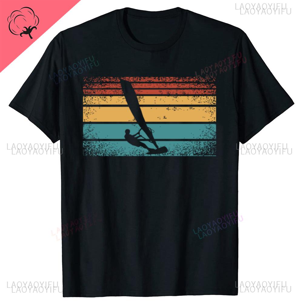 Funny Windsurf Windsurfing Surfing Surf Graphic Tshirts Men Womens Fashion Casual Tshirt Cotton Loose Clothes Shortsleev