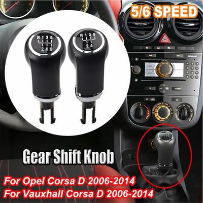 Gear Shifter Knob Lever Manual 5 6 Speed For Opel Vauxhall Corsa D 2006 2007 2008 2009 2010 2011 2012 2013 2014