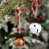 Retro Metal Christmas Jingle Bells Ornaments Set for Tree Decoration And Window Memorial Festive Gift