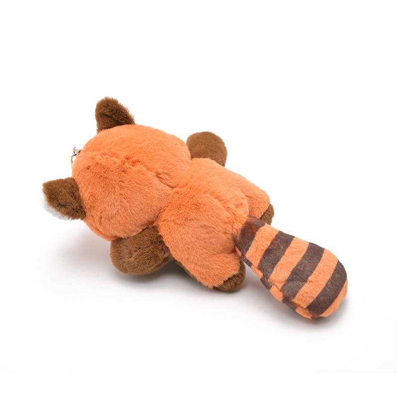 2024 12Cm Lesser Panda Plush Toy Keychain Holiday Gift Plush Animal Backpack Pendant Zoo Souvenir Cute Dolls Mori Animals