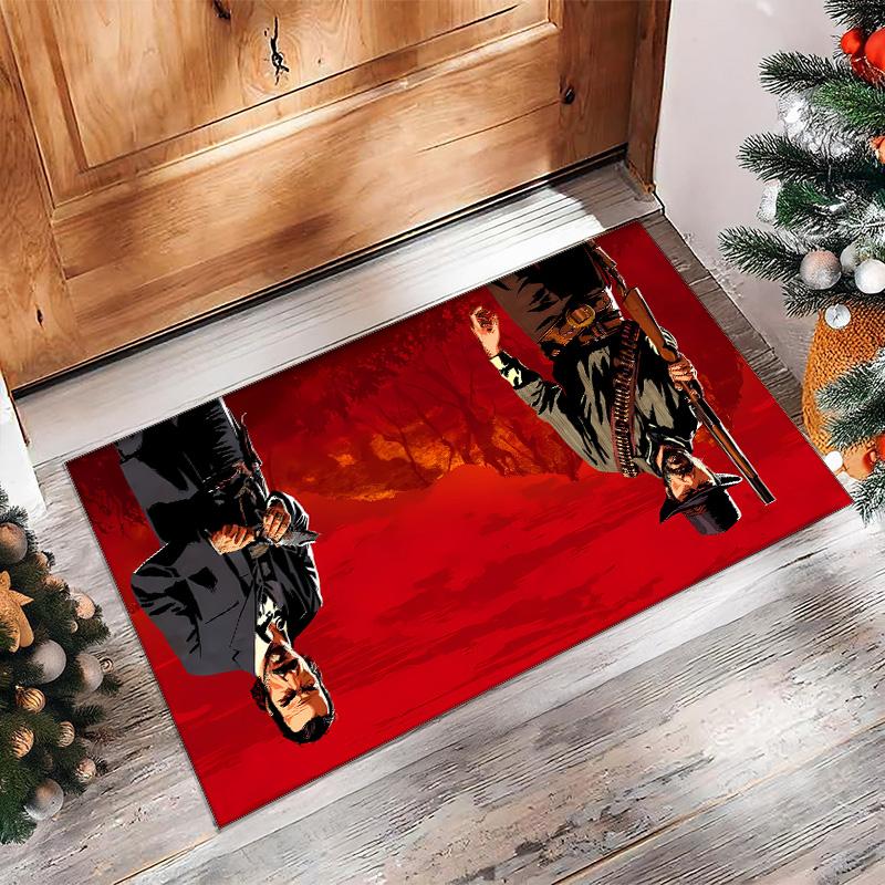 Rat Fink Printed Flannel Area Rug Non Slip Soft Polyester Floor Carpet Indoor Decor Mat for Bedroom Living Room Sofa