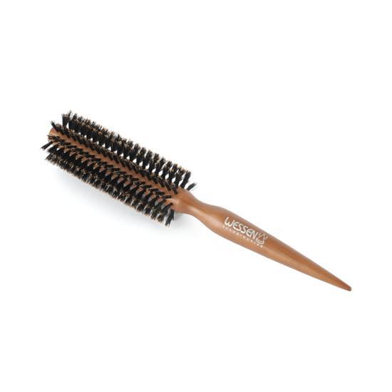 Weshin Walnut Slim Type Pigtail Roll Brush