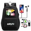 Anime Rucksack Zurück zur Schule Rucksack Rucksack Student Schultasche Männer Frauen Freizeit USB Reiserucksack für Teenager Taschen Junge Mädchen