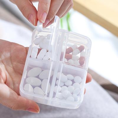 Huishoudelijk Draagbaar Reis Klein Mini Pillendoosje Pillendoosje Meenemen Afgesloten Bewaardoosje Kleine Pillen Organizer Doosje