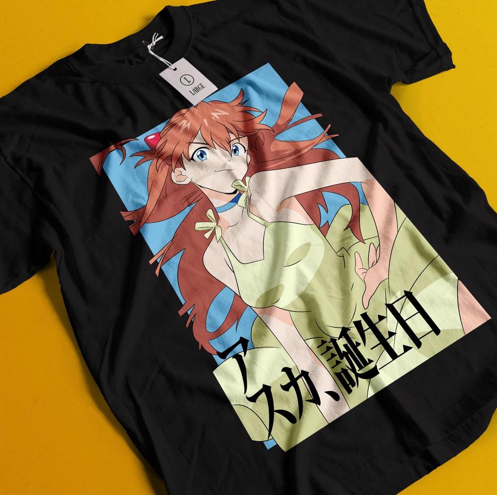 Neon Genesis Evangelion TShirt Eva Shirt Asuka Tshirt Ayanami Tee Mari Misato