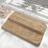 Comfortable Carpet Bathroom with Back Foot Wiping Mat Household Shower Room Door Absorbent Non-slip Mat