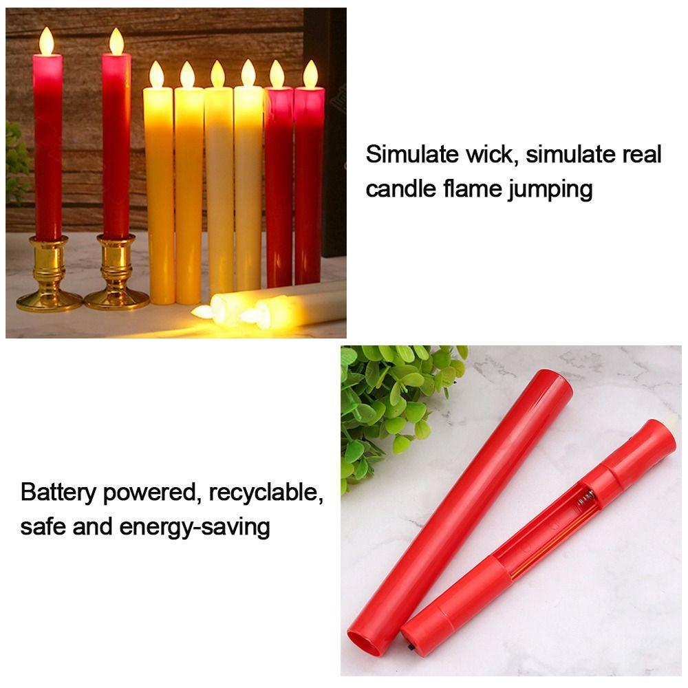 Energy-saving Flameless Candle Lamp Party Decor Lights Wedding Birthday Party Supplies