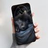 För Oukitel C59 Fodral Oukitel C59 Pro Skydd Lyxigt Sött Kärlekshäst Roligt Mönster Svart TPU Mjuk Silikon Skyddande Mobilskal