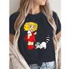 Candy Cartoon Print Streetwear T-shirt Harajuku Clothes Fashion Girls T Shirt Short Sleeve Summer