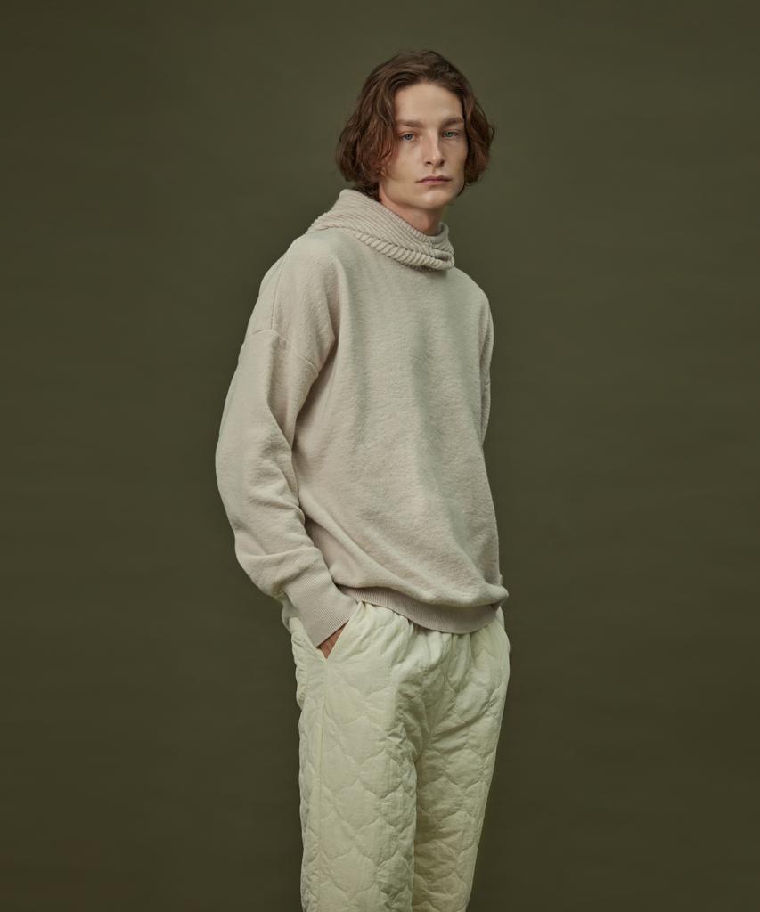 Atempo Hoodie Knit_Milktea (Men)