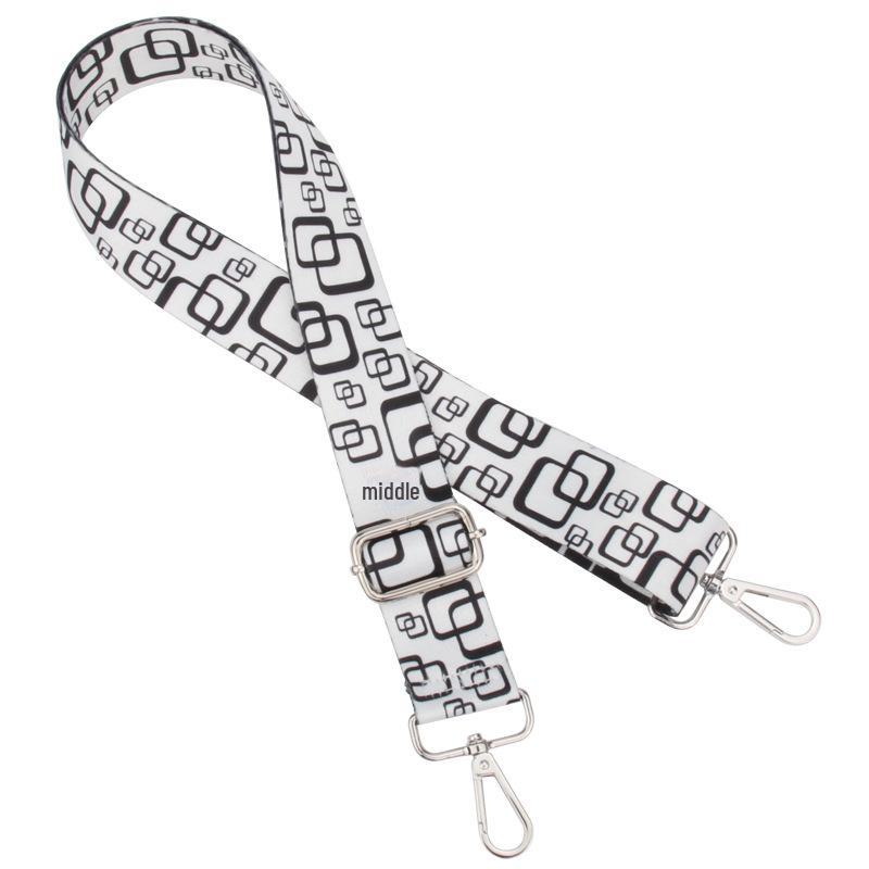 Adjustable Ethnic Print Crossbody Shoulder Strap for Women's Bag - Multicolor Accessory
