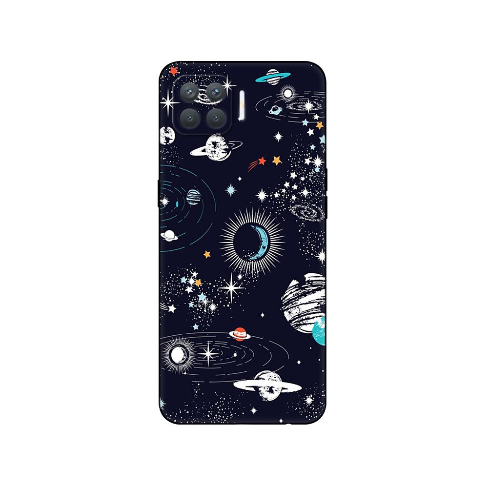 Pour Oppo Reno4 Lite Coque en silicone pour téléphone Sur Oppo F17 Pro Couverture arrière Reno 4 lite 6.43" coque tpu noire rose Anime espace voiture