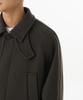 Musinsa Standard Wool Blend Oversized Muff Balmacaan Coat [Khaki Brown]