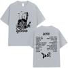 Rapper Yeat 2093 Music Graphic Print Tshirt Mens Fashion High Quality Casual Cotton Short Sleeves Summer Oversized Y2K T Shirts