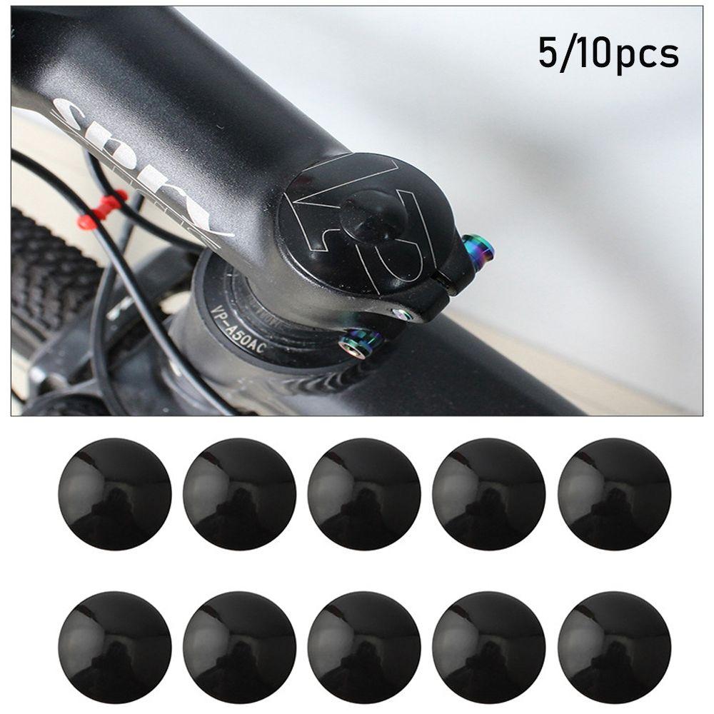 Dustproof Waterproof M6 Screw Stem Top Cover Bicycle Headset Cap Bolts Parts Outdoor MTB Bike