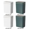 15/18L Smart Sensor Trash Can Waterproof Intelligent Touchless Trash Can Quiet Electric Garbage Bin for Bedroom Kitchen Bathroom