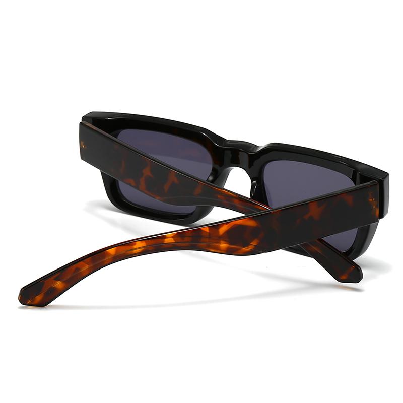 Cross-Border Square Men's Sunglasses Modern Retro Miami Beach Uv400 Sunglasses Men's Sunglasses Premium Quality Comfortable Daily Wear