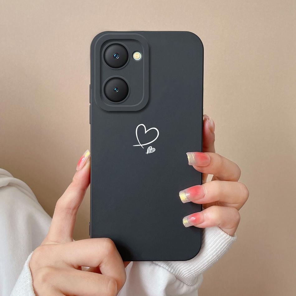 For Vivo Y03 4G Phone Case Butterfly Cute Cat Lightweight Liquid Silicone Camera Protection Back Cover For Vivo Y 03 Funda Shell