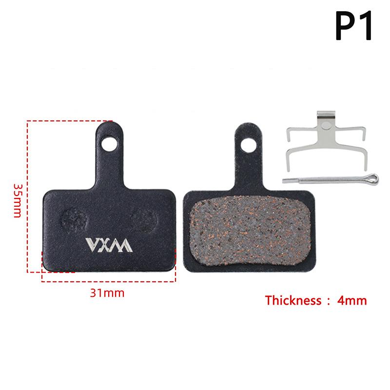 1Pair Bicycle Disc Brake Pads For Ebike Calipers Full Metal Brake Pads Replacement Electric Bicycle Accessories Equipments