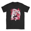 New Hazbin Hotel Vaggie Men's 100%Cotton Shirt Y2k Anime Graphic Tshirts Harajuku Style Fashion Popular Street Hawaiian Tshirt