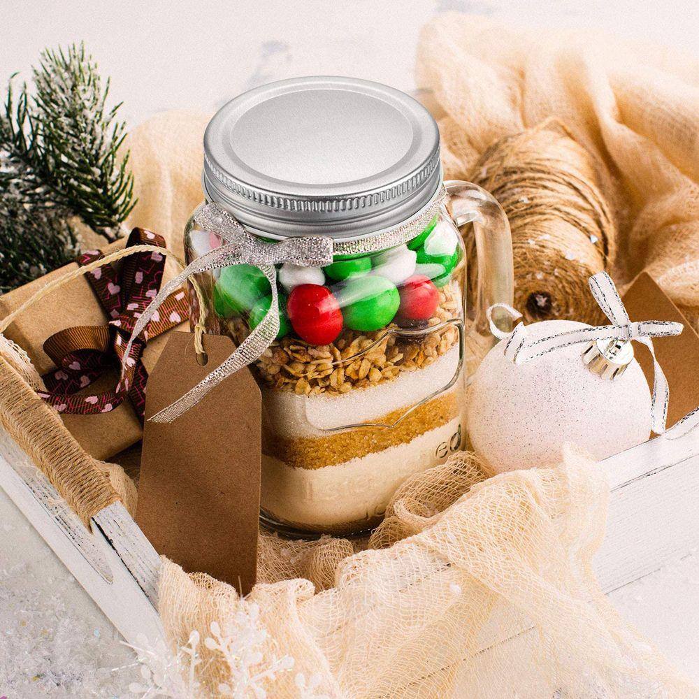 Pack of 10 Leak-Proof Tinplate Wide Mouth Canning Lids Mason Jar Lid Jar Caps Food Storage